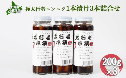 極太行者ニンニク 1本漬け 200g 3本 セット オンライン 申請 ふるさと納税 北海道 中標津 行者ニンニク 行者にんにく 幻の山菜 山菜 山の幸  野菜 万能 調味料 疲労回復 健康効果 長寿 体力増強 ご飯のお供 お酒のあて 中標津町【20002】 - 北海道中標津町｜ふるさと ...