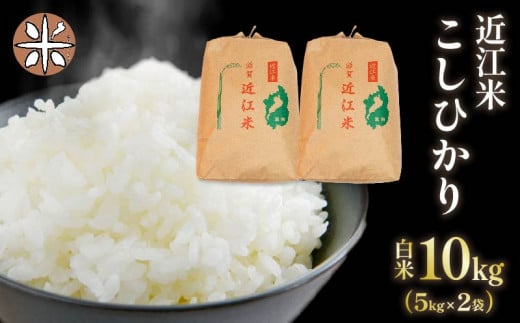 令和6年産 新米 白米 10㎏ こしひかり 5kg × 2袋 精米 近江米 コシヒカリ 国産 お米 米 おこめ ごはん ご飯 白飯 しろめし こめ  ゴハン 御飯 滋賀県産 竜王 ふるさと ランキング 人気 おすすめ - 滋賀県竜王町｜ふるさとチョイス - ふるさと納税サイト