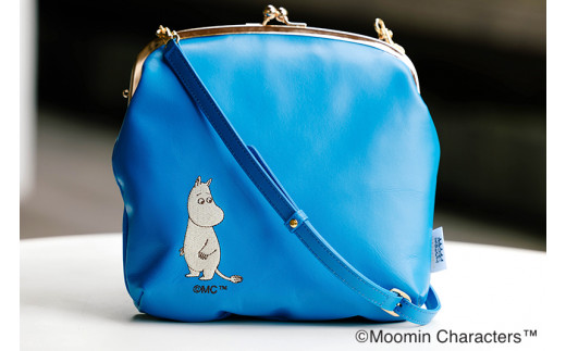 ムーミン こどもミライサポート がま口ポシェット (ブルー) [0654