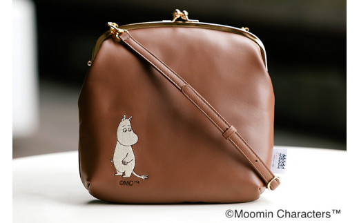 ムーミン こどもミライサポート がま口ポシェット (ブラウン) [0655