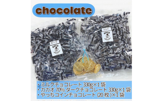 工場直送＞ダーク&ミルクチョコとコインチョコセット BP-1【1531274
