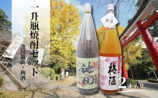 No.1168-4 焼酎 【池田旗山】一升瓶×2本セット - 鹿児島県錦江町｜ふるさとチョイス - ふるさと納税サイト