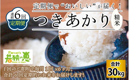 先行予約】【定期便】 【6ヶ月連続お届け】【令和6年産 新米】つきあかり 白米 5kg×6回 福井県産 若狭の恵 【10月中旬より順次発送】 -  福井県小浜市｜ふるさとチョイス - ふるさと納税サイト