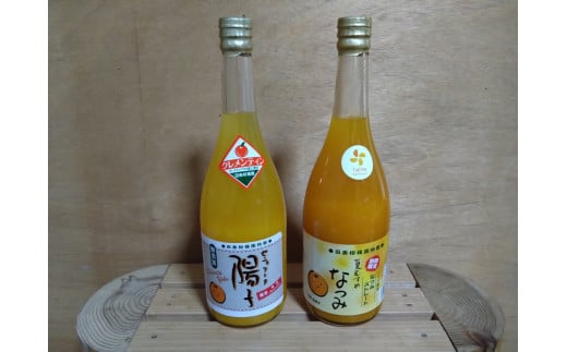 ②なつみジュース 2本入り（720ml×2本）JAえひめ南