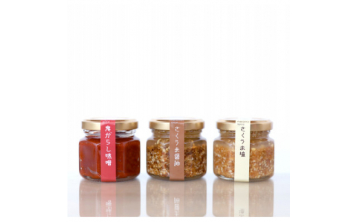 【山梨県】万能調味料さくうまシリーズ(醤油・塩・鬼がらし味噌) ×2セット【1486156】