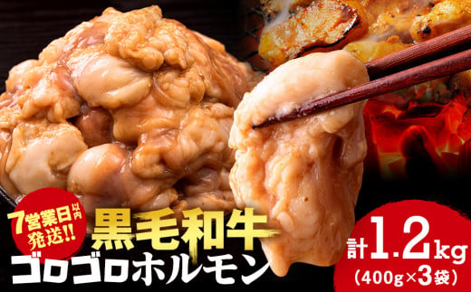 白老産黒毛和牛 味噌焼肉用MIXホルモン 1.2kg (400g×3パック) 7日営業日以内発送 焼肉 黒毛和牛 小分け 焼肉セット ホルモン ミックス ホルモン 人気 数量限定 たっぷり大満足 グルメ 訳あり 国産 北海道産 - 北海道白老町｜ふるさとチョイス - ふるさと納税サイト