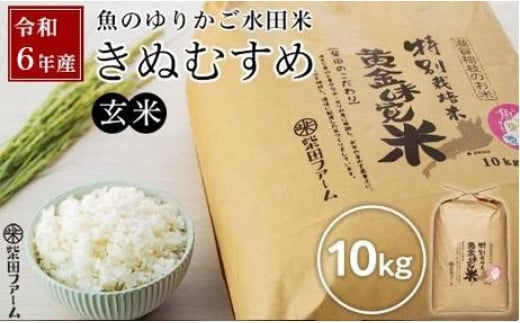 数量限定】令和6年産（新米）滋賀県認証！ 魚のゆりかご水田米 「きぬむすめ」玄米 10kg【柴田ファーム】｜お米 玄米 米 きぬむすめ こめ コメ  ごはん 5キロ 10キロ 彦根 ひこね 滋賀 コメ ご飯 10kg お米 玄米 米 おすすめ 5kg×2 おこめ お米 玄米 キヌムスメ 米 お米  ...