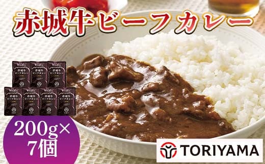 ふるさと納税 ごつく 昭和村 【赤城牛ビーフカレー】200g(甘口)×14個