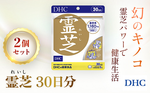 76163_DHC霊芝(れいし) 30日分 2個セット（60日分） ／ 健康 サプリ
