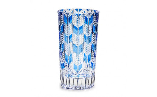 桐箱付き】江戸切子タンブラー（ルリ） CT101CB - 東京都江東区