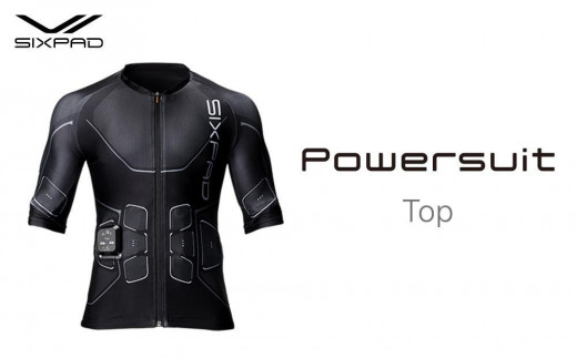 SIXPAD パワースーツ　トップ＆ボトム セット　男性用Lサイズ シックスパッド パワースーツ トップ＆ボトム(Power Suit