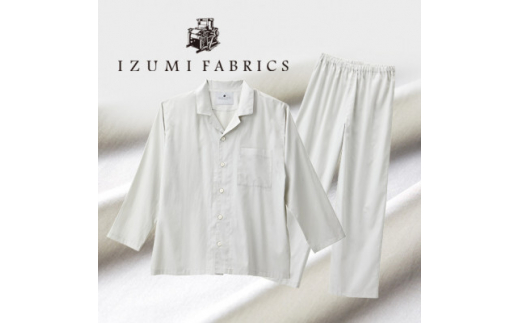 ふるさと納税 服 大阪府 和泉市  サイズ:XL(男女兼用) プレミアムパジャマ　抗菌防臭やわらか超長綿使用　色:プラチナグレー 1212744 サイズ:S(男女兼用)＞プレミアムパジャマ 抗菌防臭やわらか超長