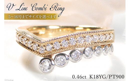 yRBsz6.5 w K18YG PT900 CG[S[h v`i y0.46ctz_Ch VC RrO yf261-ygptz  [20743771-d] ANZT[ ANZ WG[ O _C 18