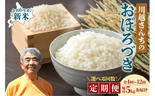 令和6年産 川越さんちの おぼろづき 5kg (5kg×1袋) 雨竜産 おぼろづき 精米 5kg お米 おにぎり お弁当 お取り寄せ 北海道 雨竜町  - 北海道雨竜町｜ふるさとチョイス - ふるさと納税サイト