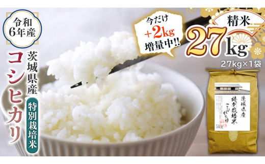 茨城県産 こしひかり 精米 2kg×12袋