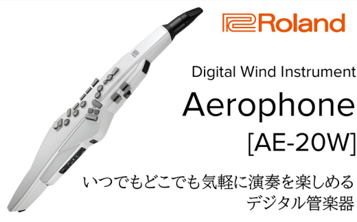 Roland】電子管楽器/Aerophone AE-20W(パールホワイト)【配送不可 