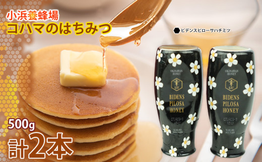 コハマのハチミツ 500g 2本セット（ビデンスピローサ） 国産 はちみつ ハチミツ 蜂蜜 hatimitu ハニー HONEY 蜜 さし草  ビデンスピローサ 朝食 グルメ 健康 贈答 プレゼント ギフト セット 内祝い 沖縄県産 沖縄 - 沖縄県沖縄市｜ふるさとチョイス -  ふるさと納税サイト