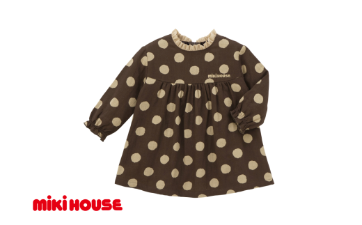 新品］ミキハウス ワンピース 110㎝ チエコサク ワンピース チエコサク