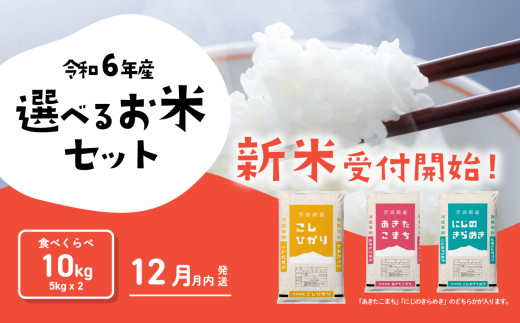 お米 食べ比べセット10kg 5kgx2袋 令和6年産 新米 12月発送 先行予約 こしひかり あきたこまち 食べ比べ 白米 精米 茨城県 八千代町  [SF027ya] - 茨城県八千代町｜ふるさとチョイス - ふるさと納税サイト