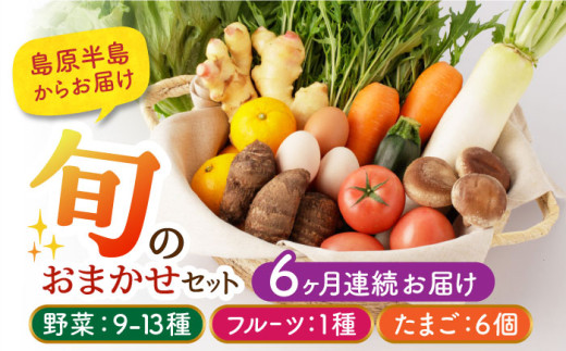6回定期便】野菜・フルーツ・卵 旬のおまかせセット 長崎県/舞岳の里