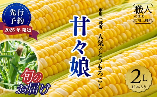 先行予約】甘々娘 ２Lサイズ 12本入り 【2025年6月上旬から発送】 渡邊農園[5839-1997] - 山梨県市川三郷町｜ふるさとチョイス -  ふるさと納税サイト