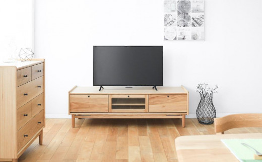 ナチュラルウッド テレビボード テレビ台 旭川家具 木製
