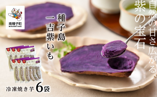 冷凍焼き芋 種子島一吉紫いも 6袋 - 鹿児島県南種子町｜ふるさと