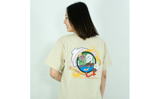 ふるさと納税 佐野市 佐野市 マンホールTシャツ(さのまる)サンドベージュ Mサイズ 佐野市 マンホールTシャツ(さのまる)サンドベージュ Mサイズ