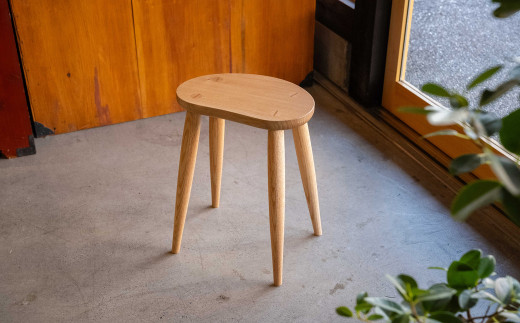 飛騨の職人が製作 組木加工 スツール キッチンスツール 木製