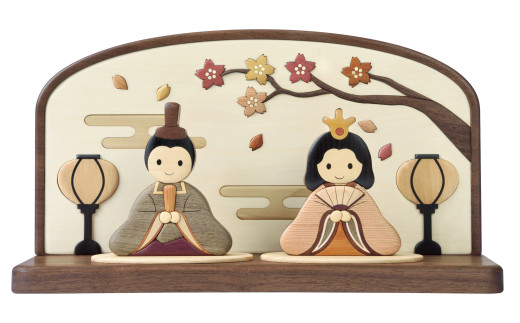 木製寄木ひな人形 Aタイプ - 北海道東川町｜ふるさとチョイス