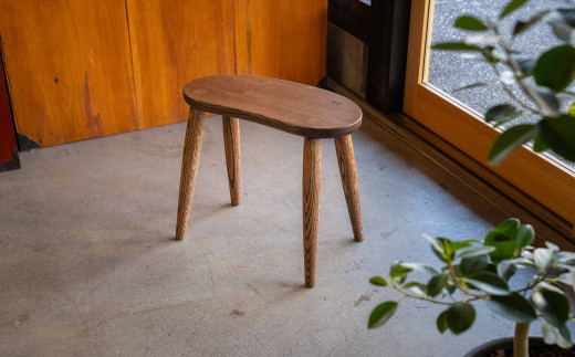 飛騨の職人が製作 組木加工 スツール キッチンスツール 木製