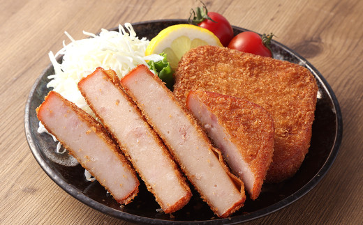 6ヶ月定期便】分厚いハムカツ 計約1.1kg 約110g×10個 ｜ ハムカツ ハム