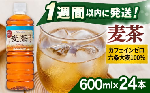 麦茶 600ml × 24本 糸島市 / スターナイン お茶 ペットボトル [ARM005] - 福岡県糸島市｜ふるさとチョイス - ふるさと納税サイト