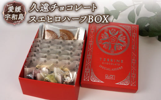 チョコ セット 久遠チョコレート スエヒロハーフBOX テリーヌ ロッシェ オランジェ おまかせ ちょこ ちょこれーと チョコ チョコレート  ドライフルーツ フルーツ 果物 くだもの 洋菓子 菓子 焼き菓子 おやつ ギフト プレゼント 愛媛 宇和島 J010-167001 - 愛媛県宇和島市  ...