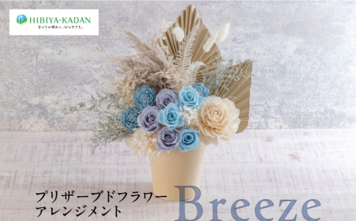プリザーブドフラワーアレンジメント Breeze 花 ギフト ドライフラワー