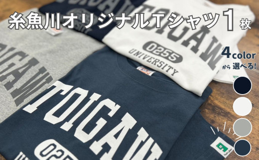 ふるさと納税 服 女 新潟県 糸魚川市  選べるカラー・サイズ 糸魚川オリジナル『いといがわ大学』Ｔシャツ 1枚 半袖（XS・S・M・L・XLサイズ）コットン ITOIGA… 選べるカラー・サイズ】糸魚川オリジナル『いといがわ大学』T