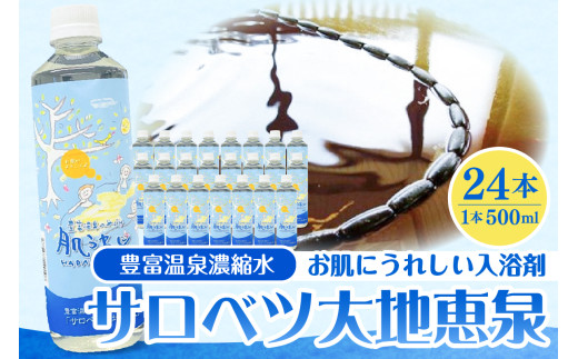 豊富温泉 濃縮温泉水 サロベツ大地恵泉 (500ml×6本) - 北海道豊富町｜ふるさとチョイス - ふるさと納税サイト