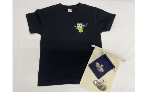 ふるさと納税 服 東京都 杉並区 なみすけＴシャツセット（化石発掘バージョン） ＸＬセット 思いやり型返礼品 ＸＬサイズ sd4_9deb848a15eda2c59fa2ae8463