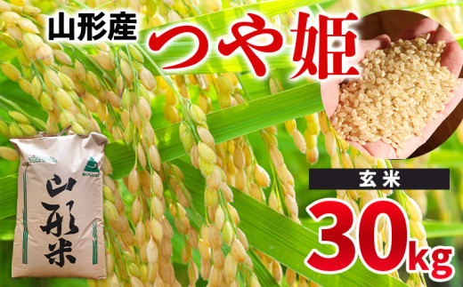 令和6年度 山形県産 － つや姫 30kg －【玄米】 FY24-528 - 山形