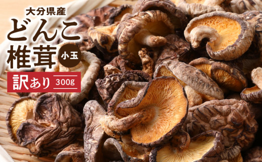 大分県産小玉どんこ椎茸300g 原木栽培 干し椎茸 - 大分県別府市