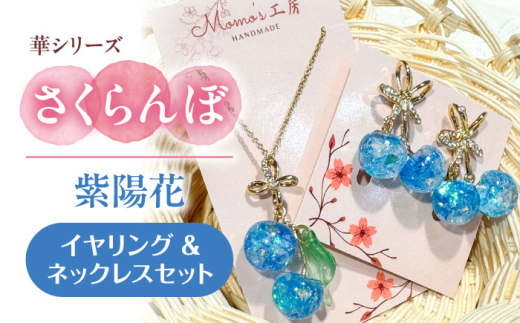 ハンドメイドイヤリングBセット BLAZE（手芸） ピアス イヤリング プリザーブドフラワー