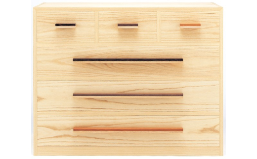 №5882-0379]家具 桐チェスト キリモニ(33) 収納 チェスト 木製