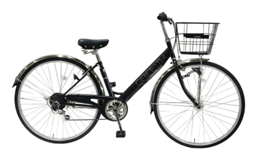 ☆ジモティ割あり☆ 自転車 27インチ ブラック＆グレー クリーニング