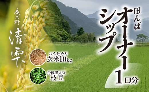 令和7年10月中旬より発送！＞田んぼオーナーシップ1口分 清雫 玄米