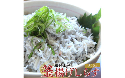 【和歌山県由良町】釜揚げしらす 500g 紀州和歌山 湯浅産【uot786A】