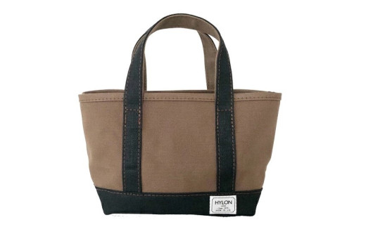 【兵庫県朝来市】DキャンバストートS  チョコ×ブラック(茶ベース) 【AS2BI10-5】