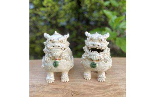 希少品　琉球古典焼き　四つ足シーサー　大正-昭和初期　壺屋やちむん 希少品琉球古典焼き四つ足シーサー大正-昭和初期壺屋やちむん