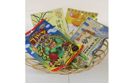 沖縄市のお菓子 食べ比べ 飴玉4袋セット あめ キャンディ お菓子
