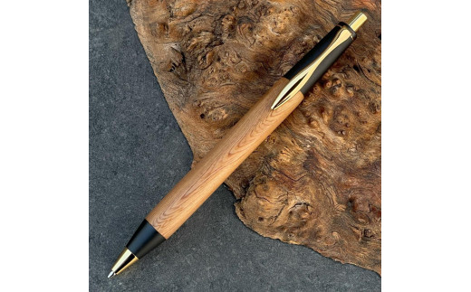 Slim 木軸ボールペン・ノック式 欅（ケヤキ） | MUKU屋 Slim 木軸