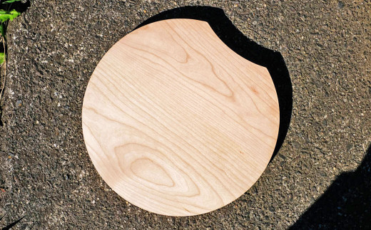 cutting board（カッティングボード） ブラックチェーリー材 まな板 丸